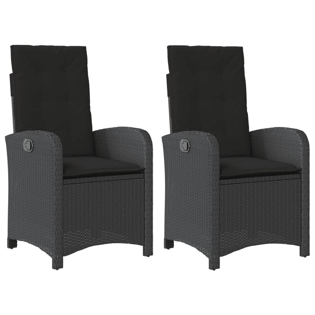 Black Cushions-Black Poly
