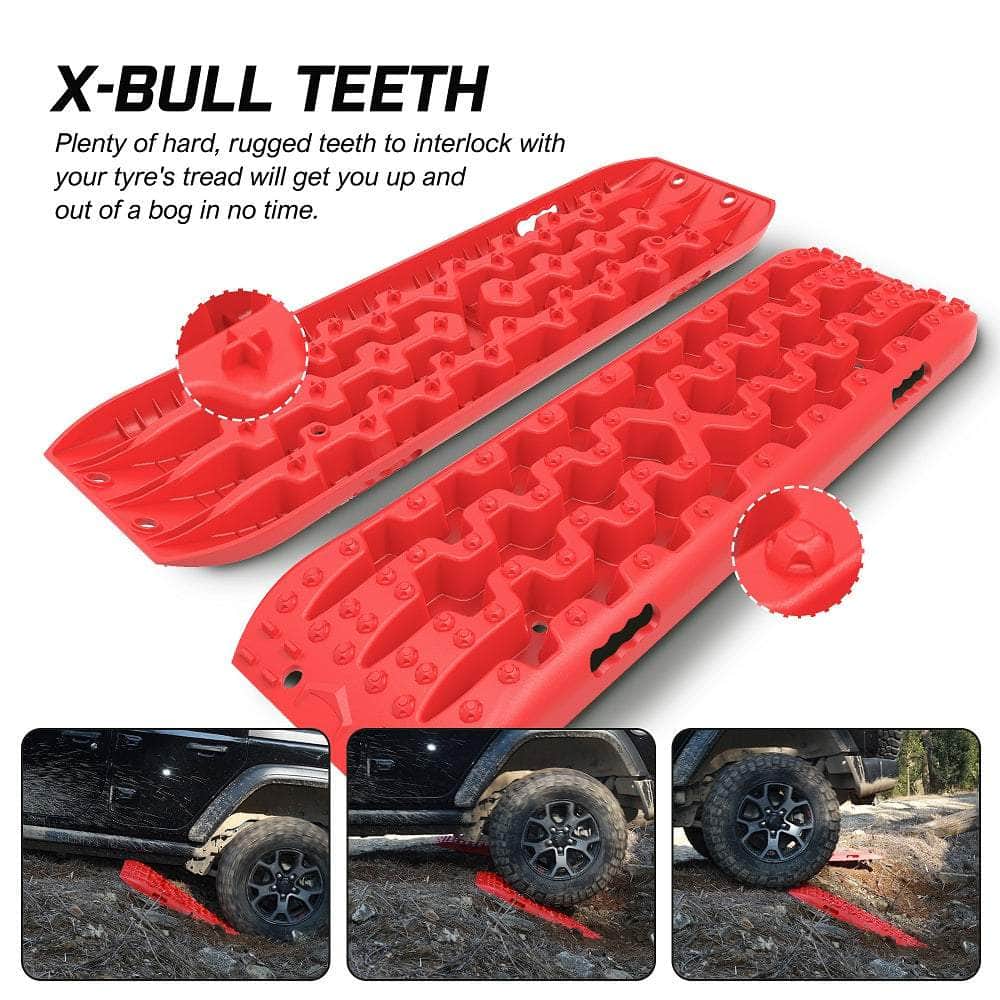 Recovery tracks 2PCS 4WD Sand Mud Snow Truck Gen3.0, Reindeer Car Antlers