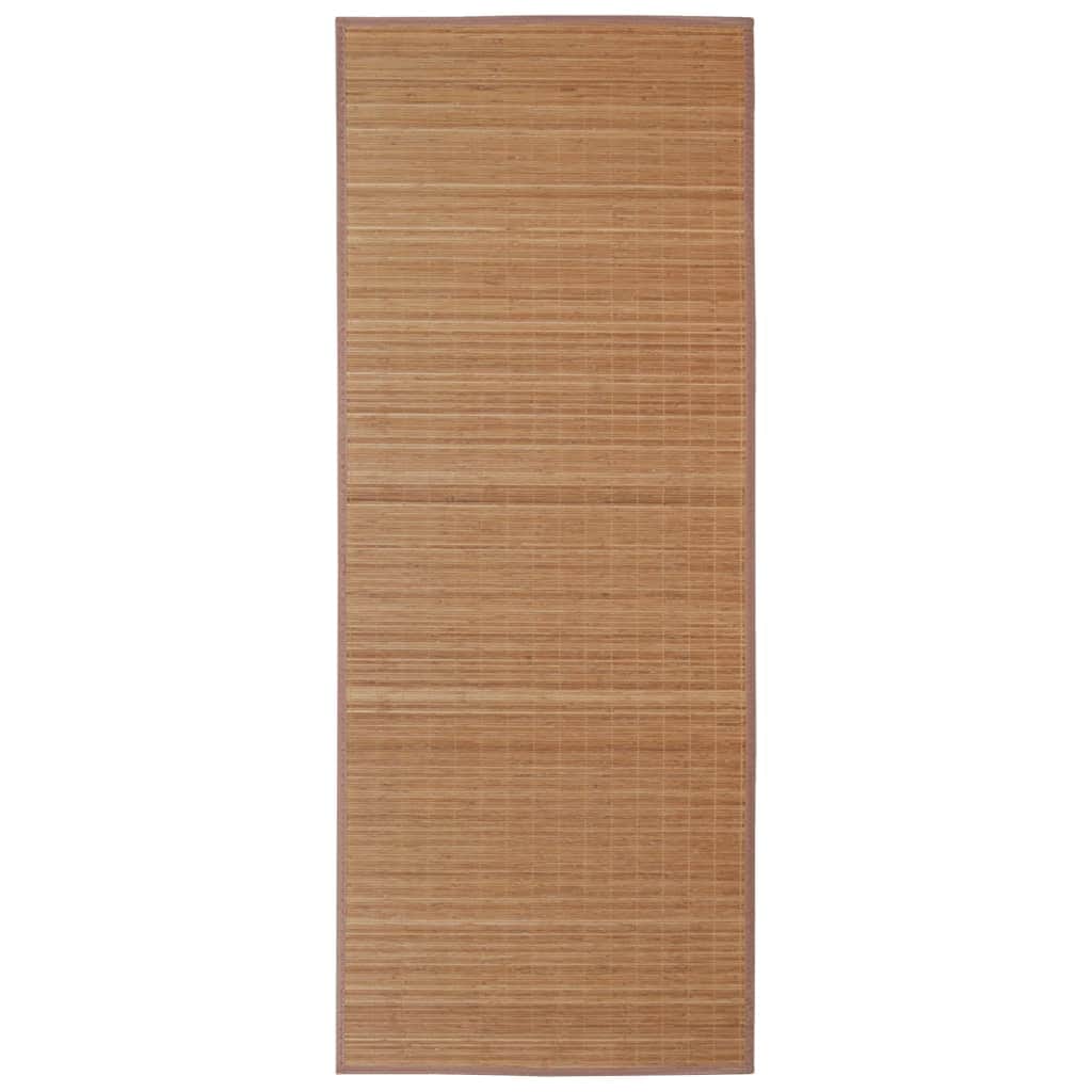 Rectangular Brown Baboo Rug  M