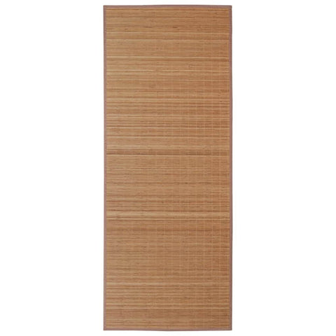 Rectangular Brown Baboo Rug  M