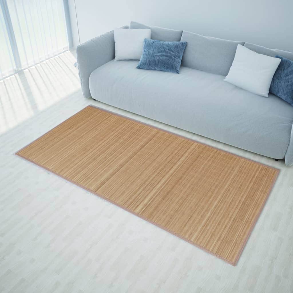Rectangular Brown Baboo Rug  XL