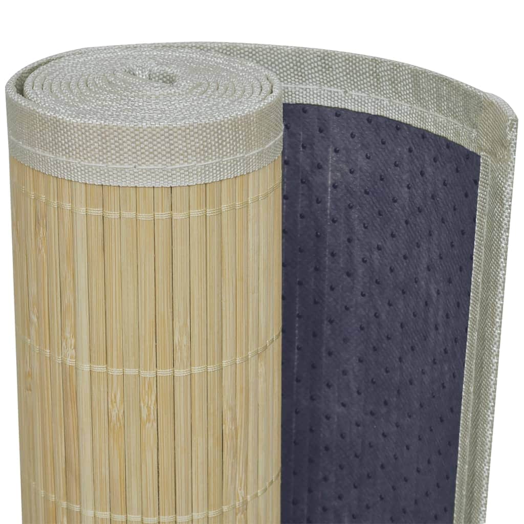 Rectangular Natural Baboo Rug S