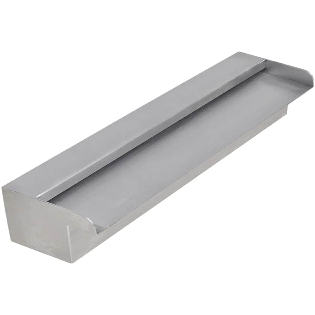 Rectangular Waterfall Pool Fountain Stainless Steel 45 cm - Simple deals