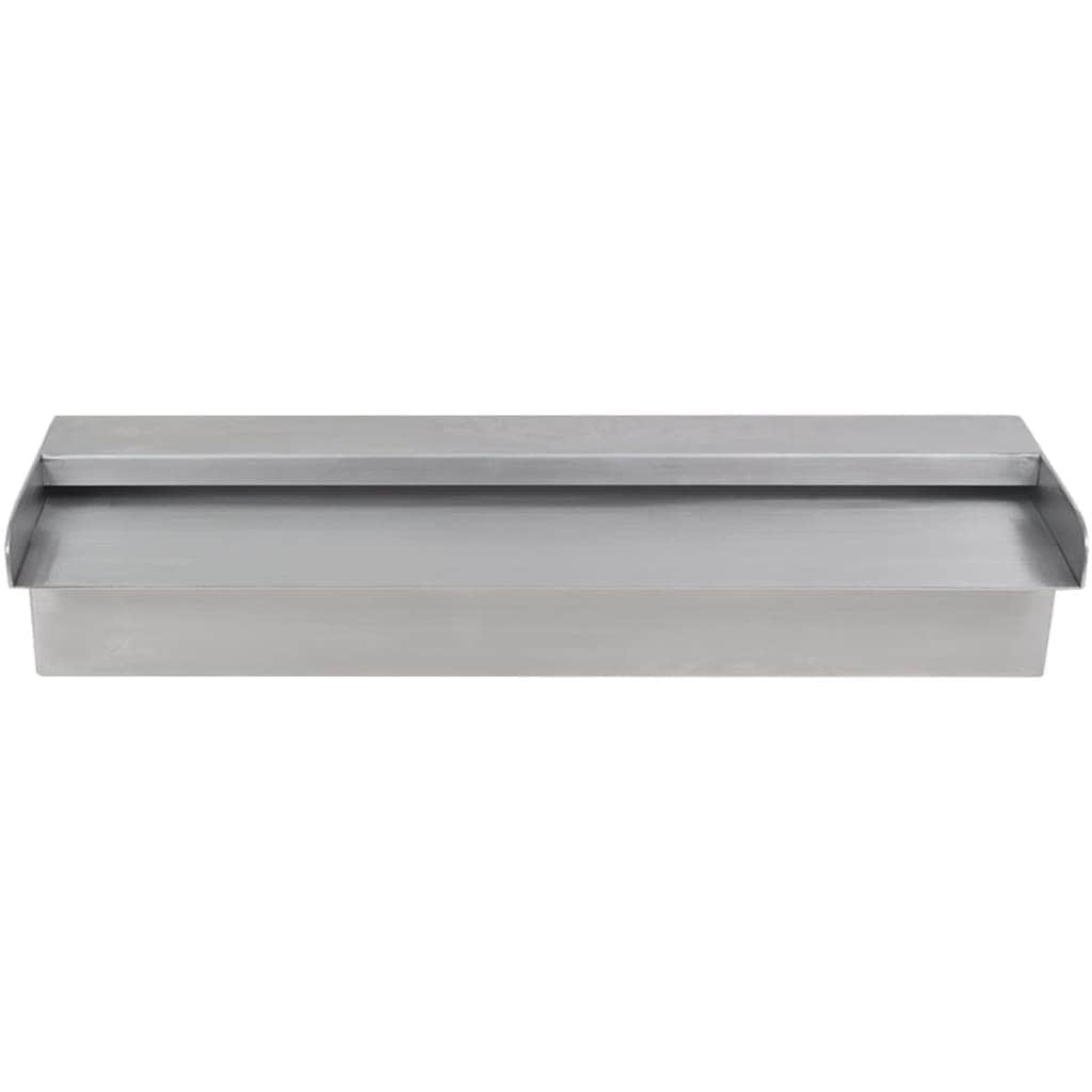 Rectangular Waterfall Pool Fountain Stainless Steel 45 cm - Simple deals