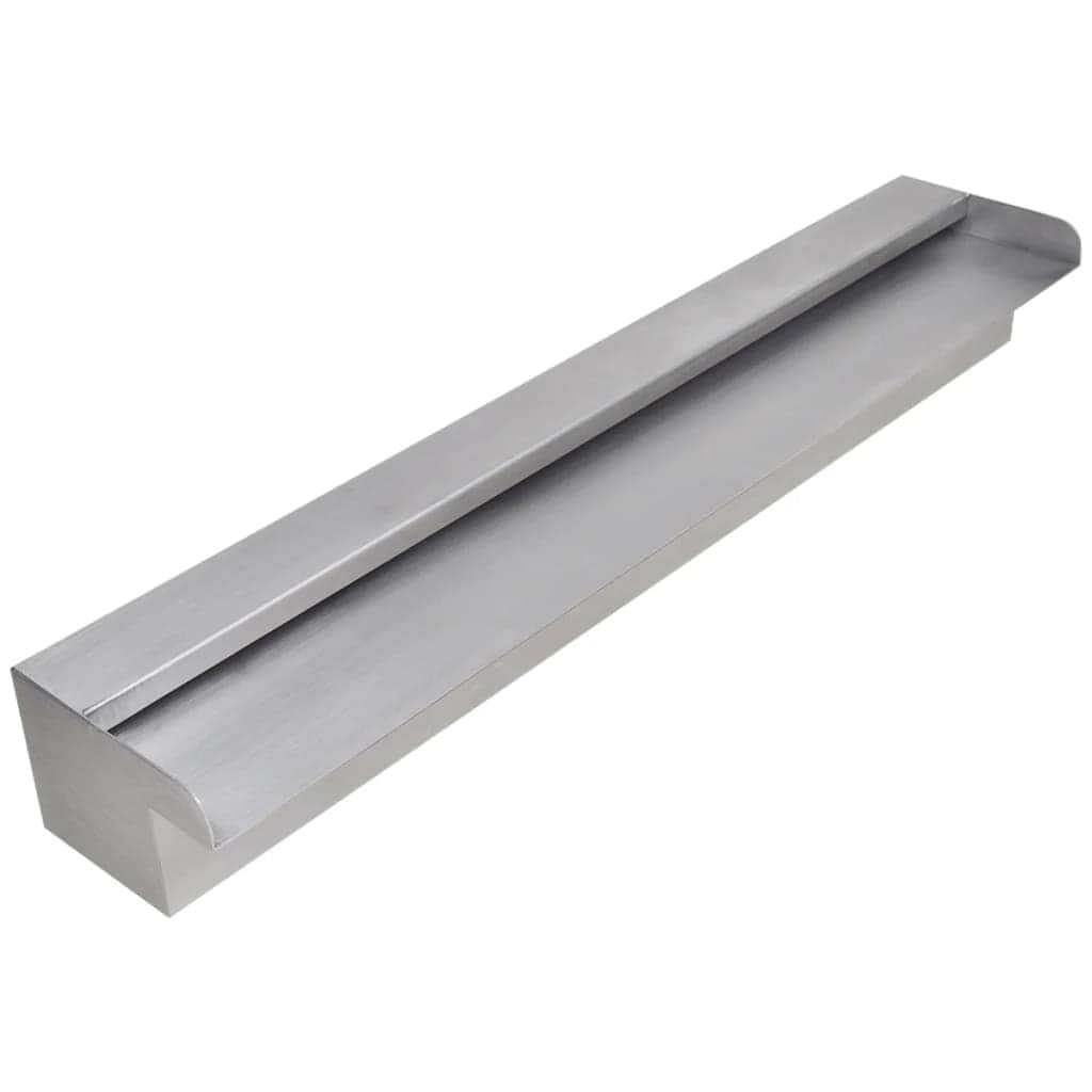 Rectangular Waterfall Pool Fountain Stainless Steel 60 cm - Simple deals