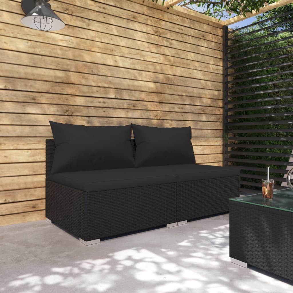 Refined 2 Piece Garden Lounge Set Indoor Outdoor Use Modern Living