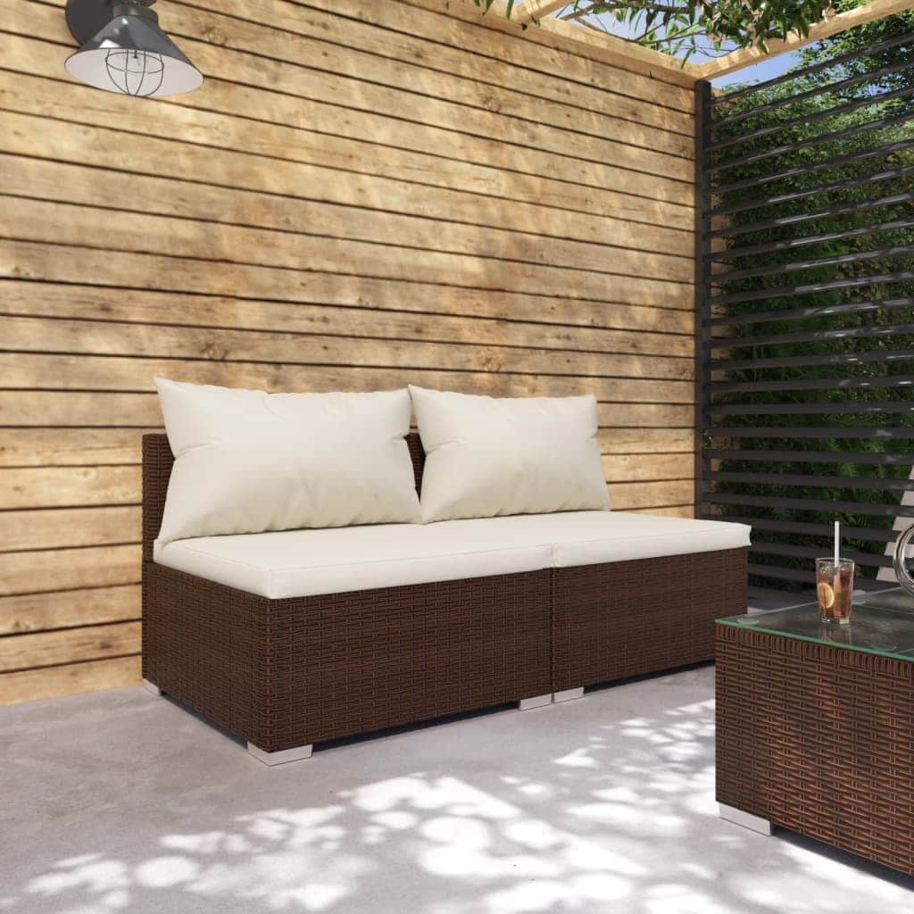 Refined 2 Piece Garden Lounge Set Living Space Upgrade Urban Style