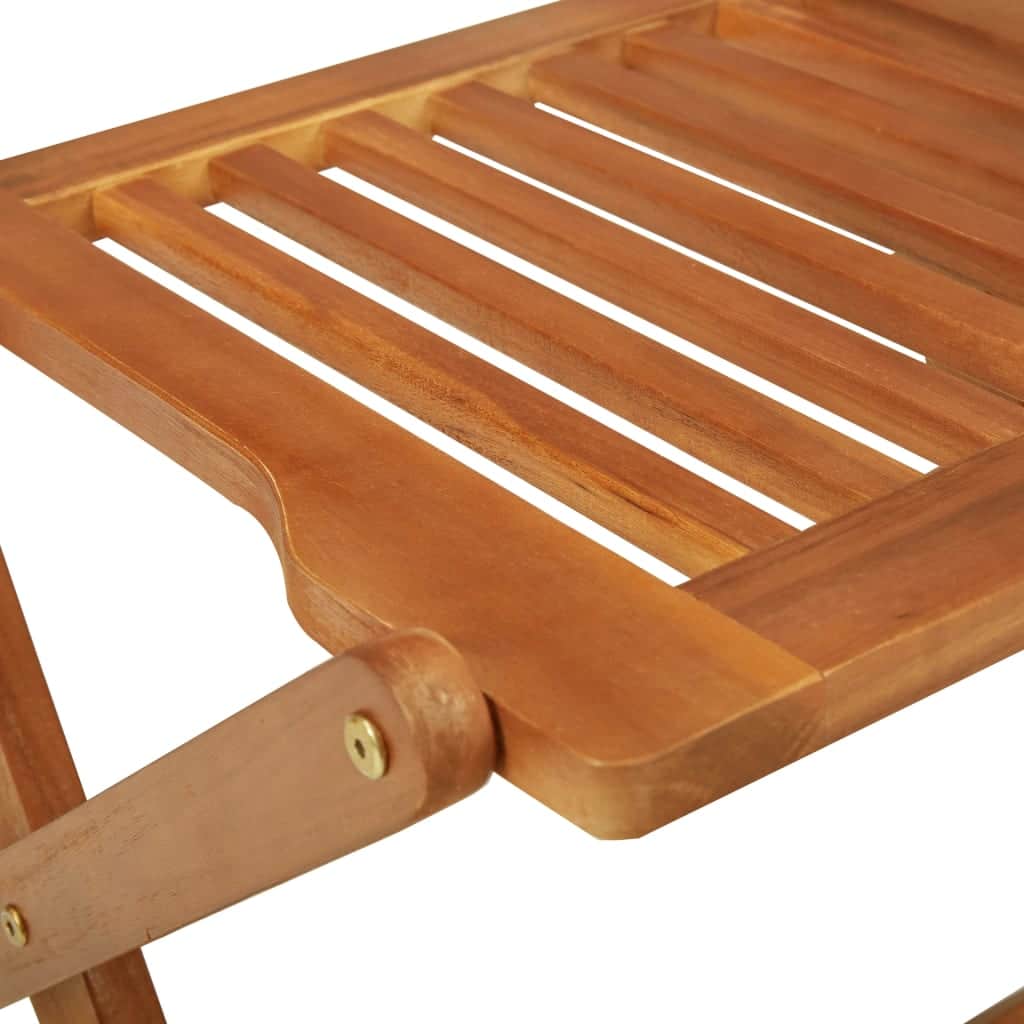 Refined 3 Piece Folding Garden Dining Home Decor Accent Modern Living