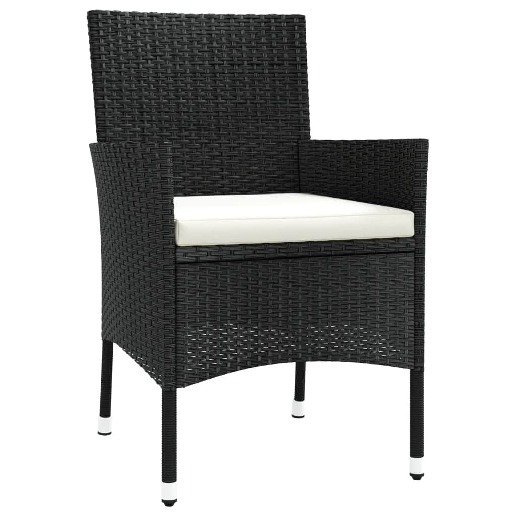 Refined 3 Piece Garden Bistro Set Relaxing Seating Urban Style