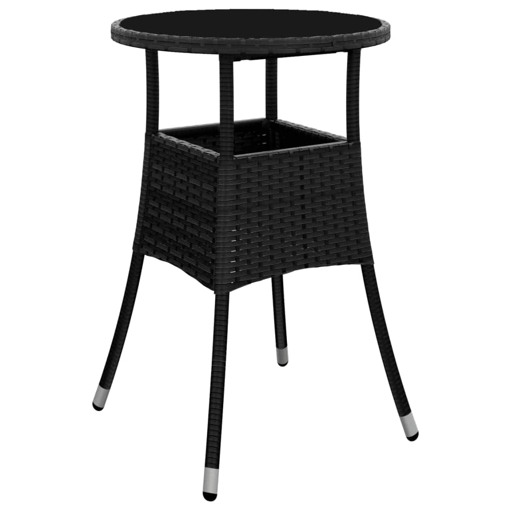 Refined 3 Piece Garden Bistro Set Relaxing Seating Urban Style