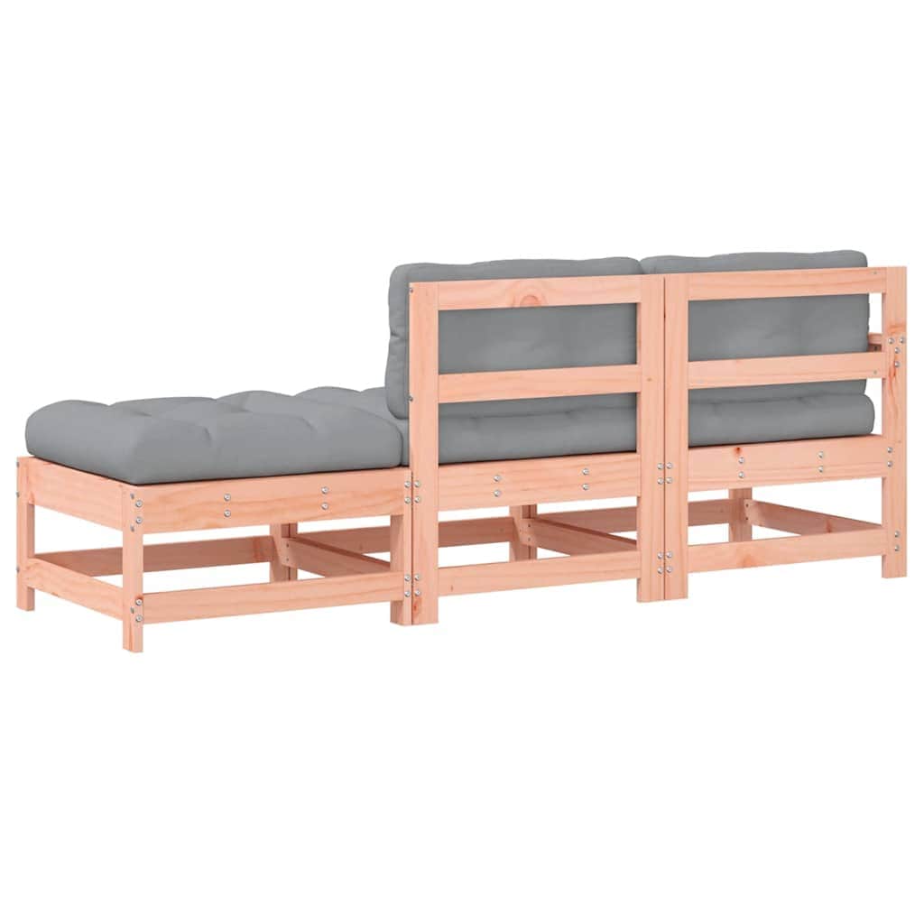 Refined 3 Piece Garden Lounge Set Garden Gathering Patio Relax
