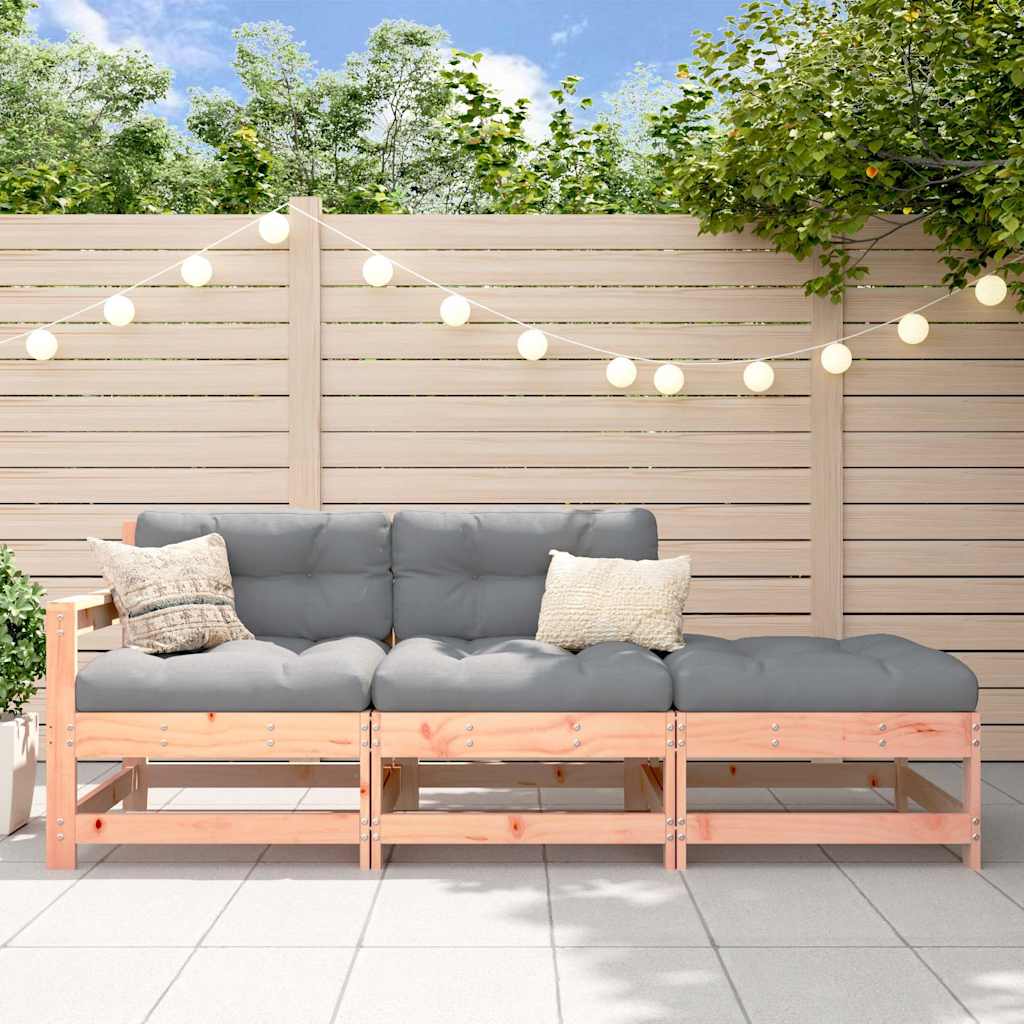 Refined 3 Piece Garden Lounge Set Garden Gathering Patio Relax