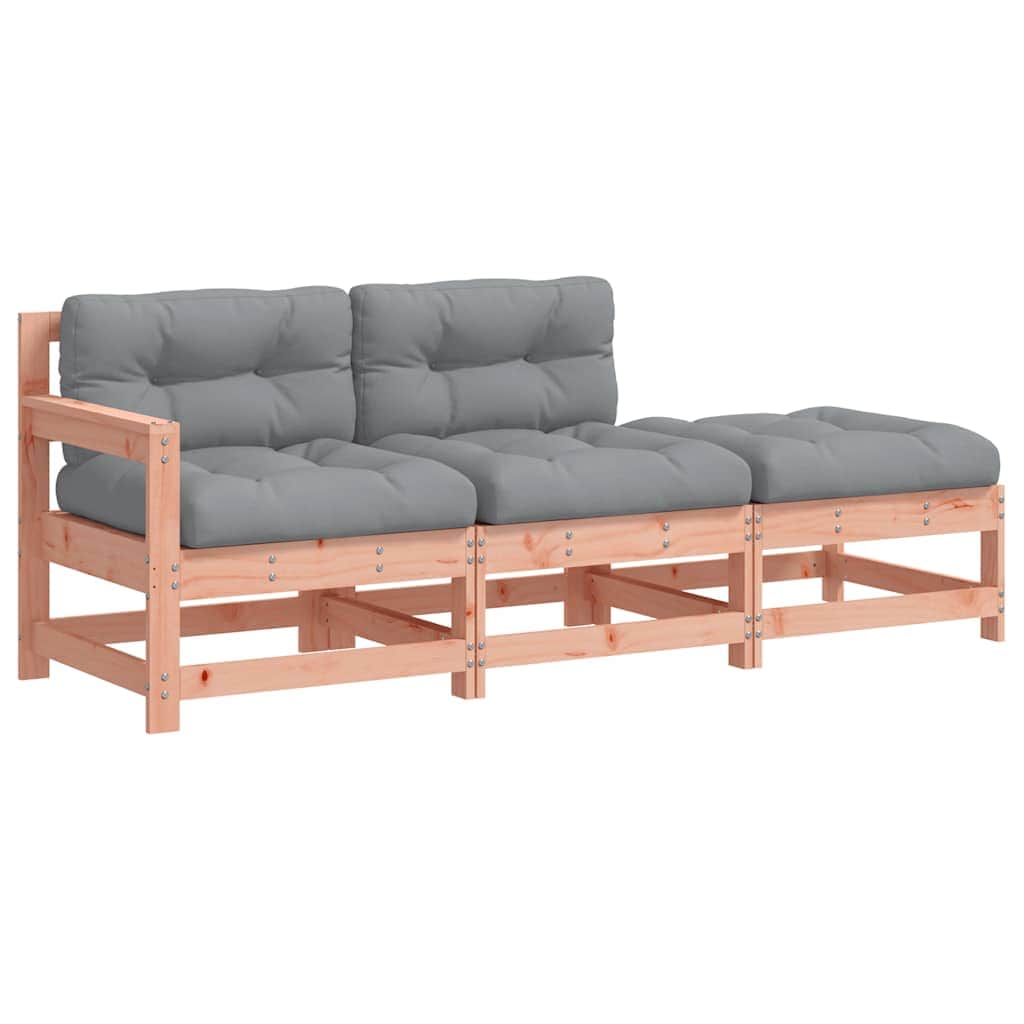 Refined 3 Piece Garden Lounge Set Garden Gathering Patio Relax
