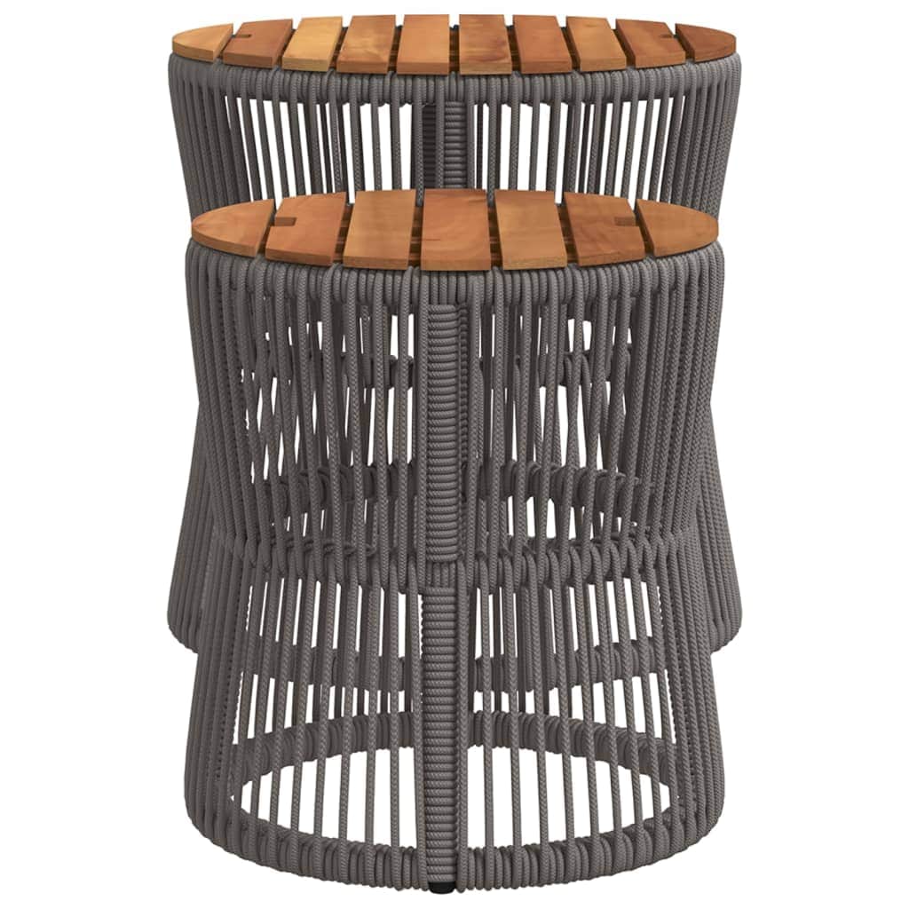 Refined Garden Side Tables 2 pcs Outdoor Retreat Essentials
