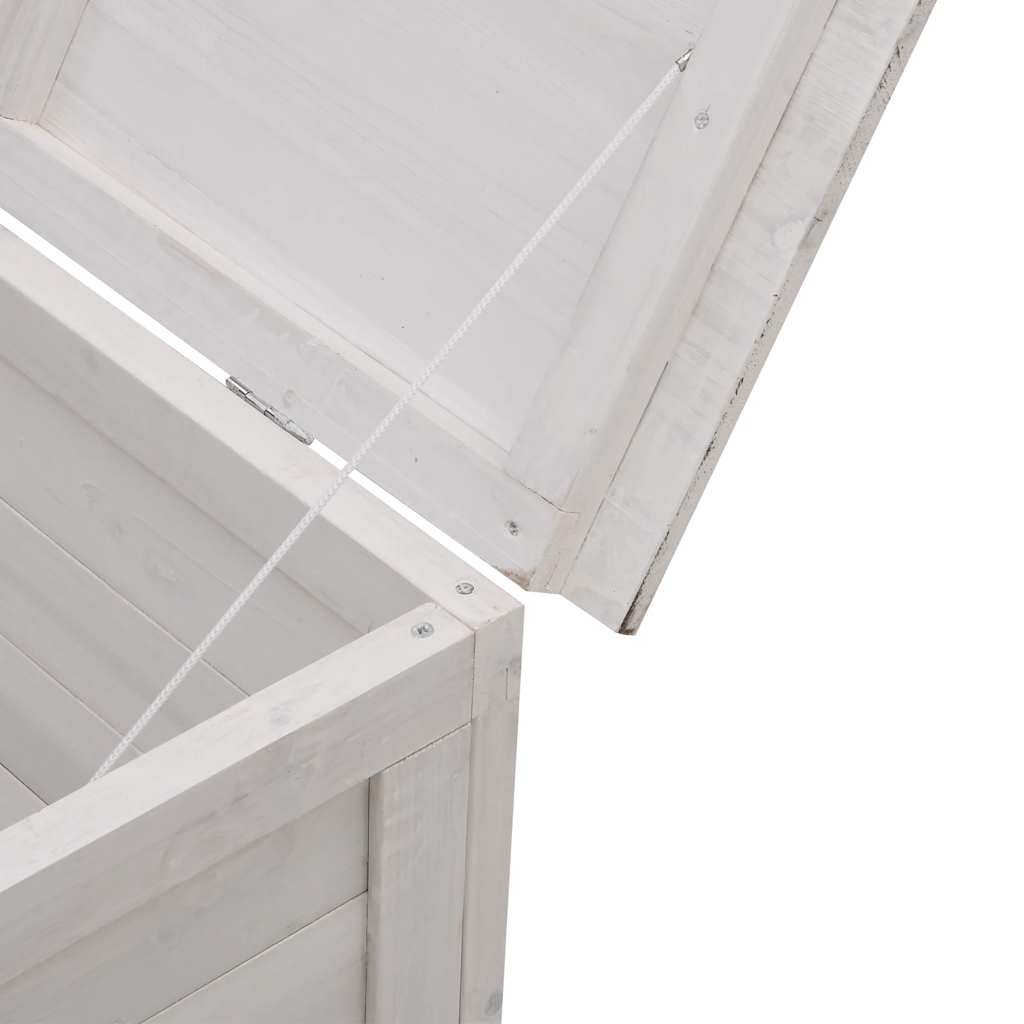 Refined Garden Storage Box White 150x50x56.5 Lounge Area Summer
