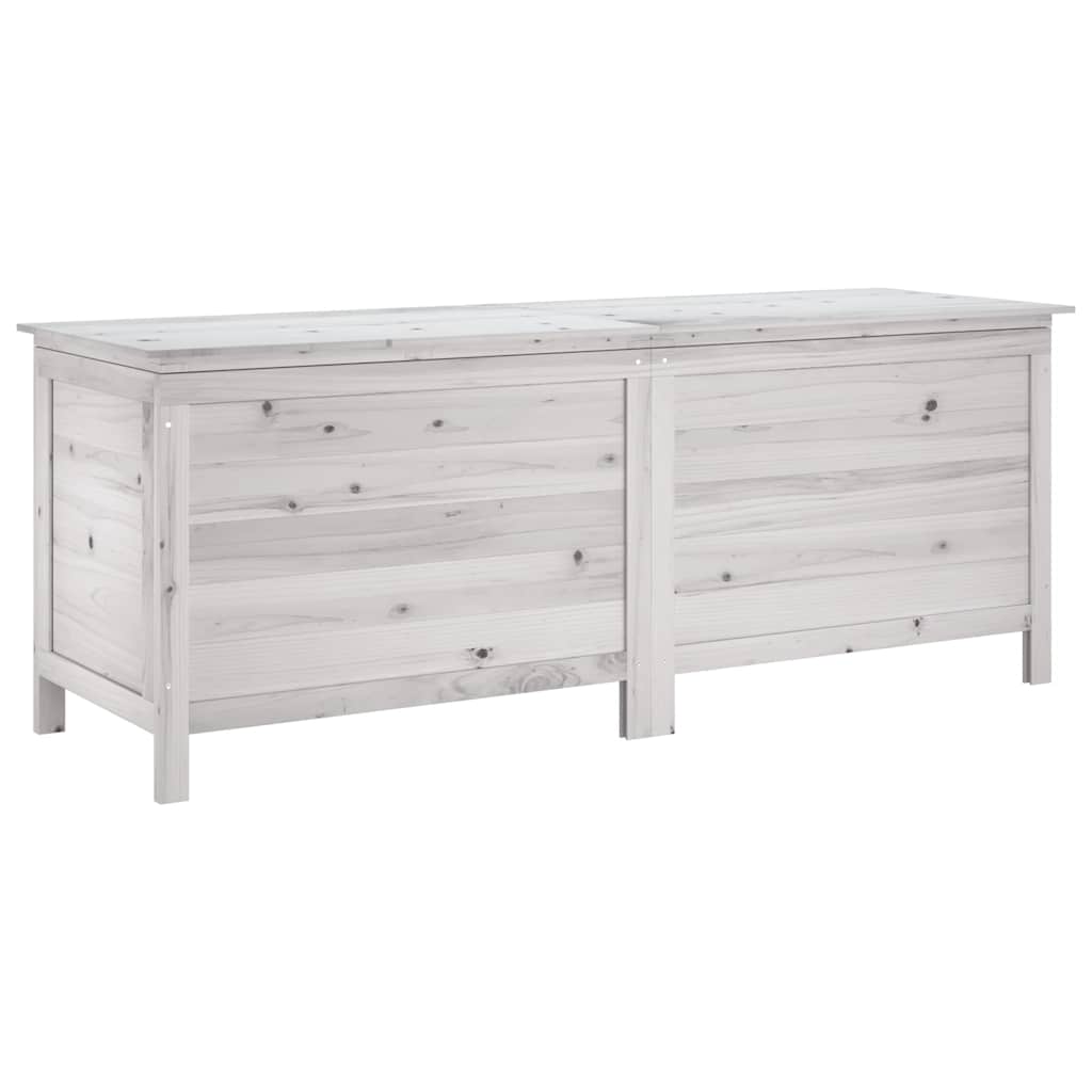 Refined Garden Storage Box White 150x50x56.5 Lounge Area Summer