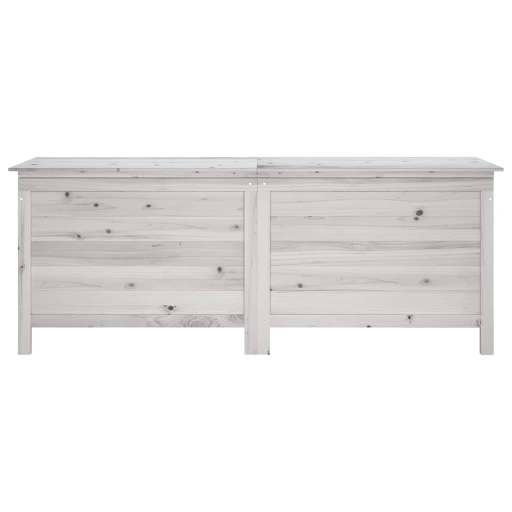 Refined Garden Storage Box White 150x50x56.5 Lounge Area Summer