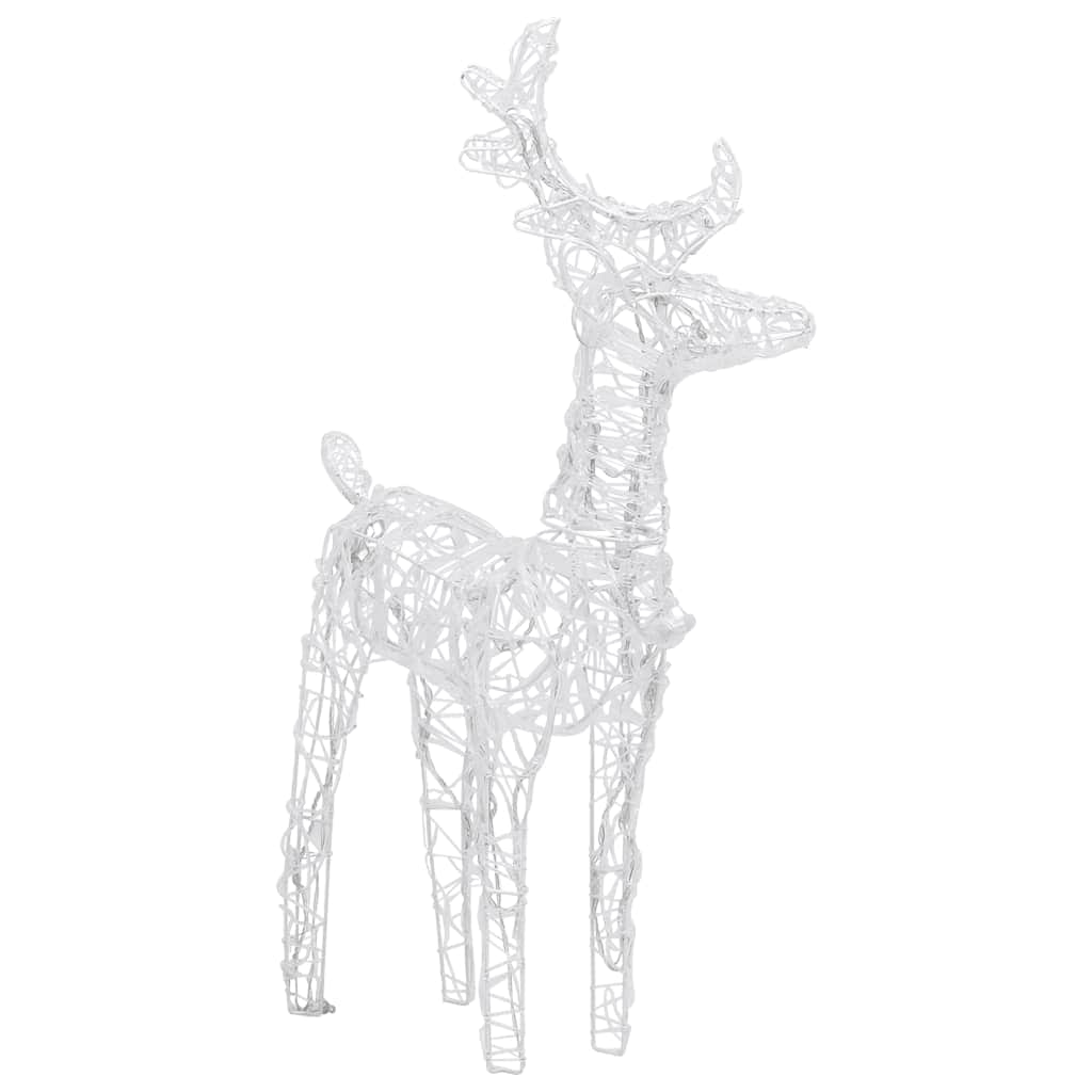 Reindeers & Sleigh Christmas Decoration Acrylic, Christmas Lighting