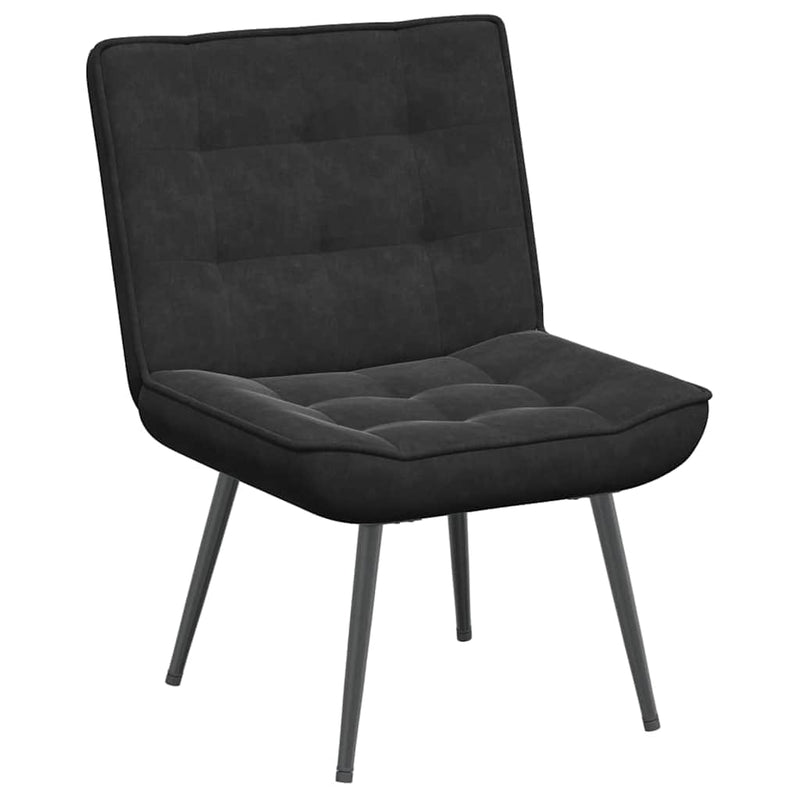 Black colour - Relaxing Chair Black Velvet