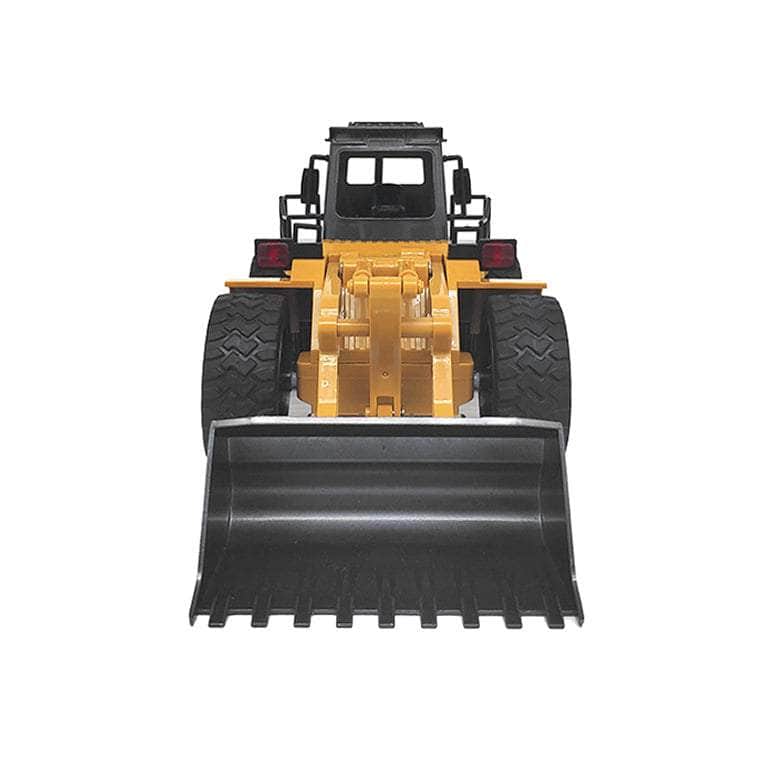 Remote Control Model Bulldozer Truck (Yellow), Driving Cab And Scoop