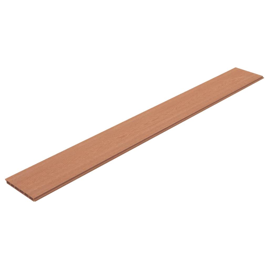 Replacement Fence Boards 9 pcs WPC 170 cm Brown - Simple deals