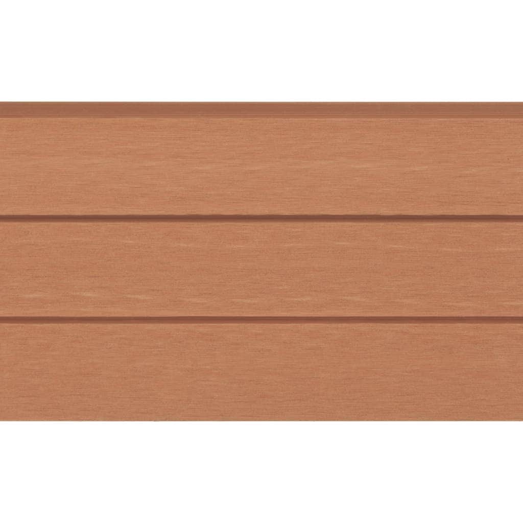 Replacement Fence Boards 9 pcs WPC 170 cm Brown - Simple deals