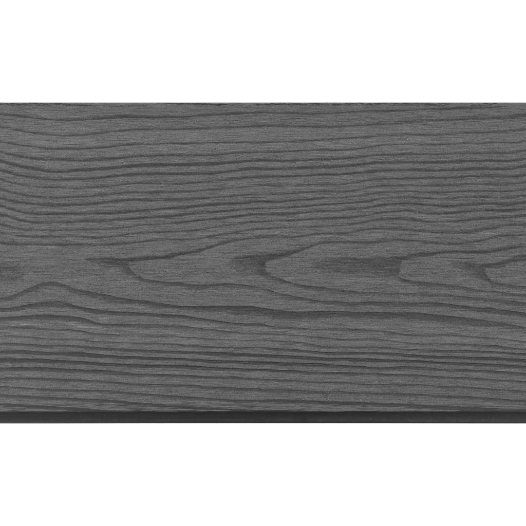 Replacement Fence Boards 9 pcs WPC 170 cm Grey