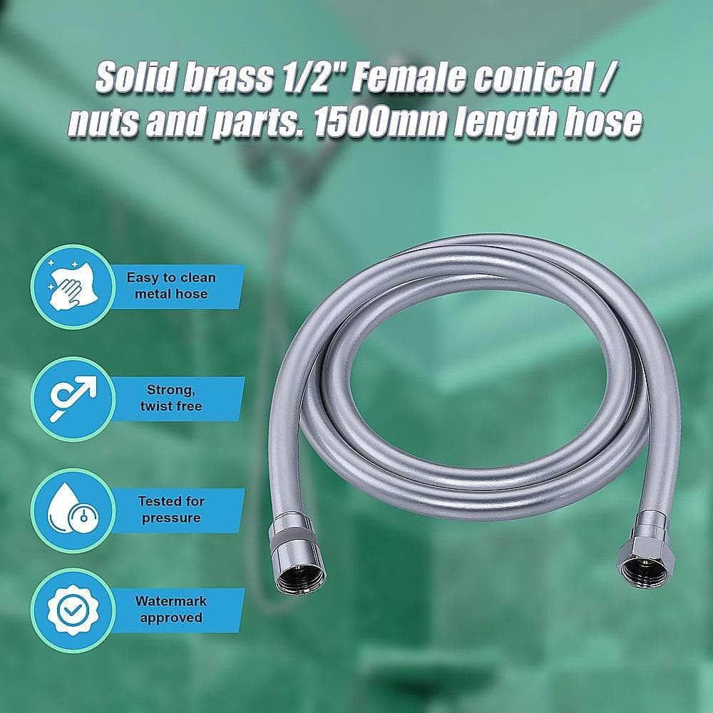 Replacement Heavy Duty 1500mm Shower Bath Bidet Hose