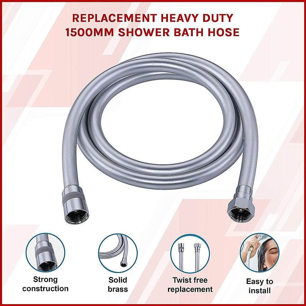 Replacement Heavy Duty 1500mm Shower Bath Bidet Hose