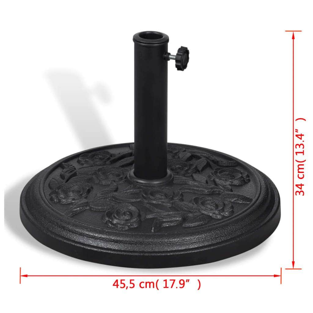 Resin Round Parasol Base - Simple deals
