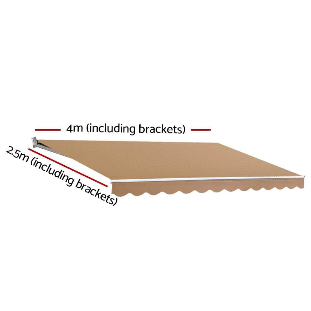 Retractable Folding Arm Awning Manual Sunshade