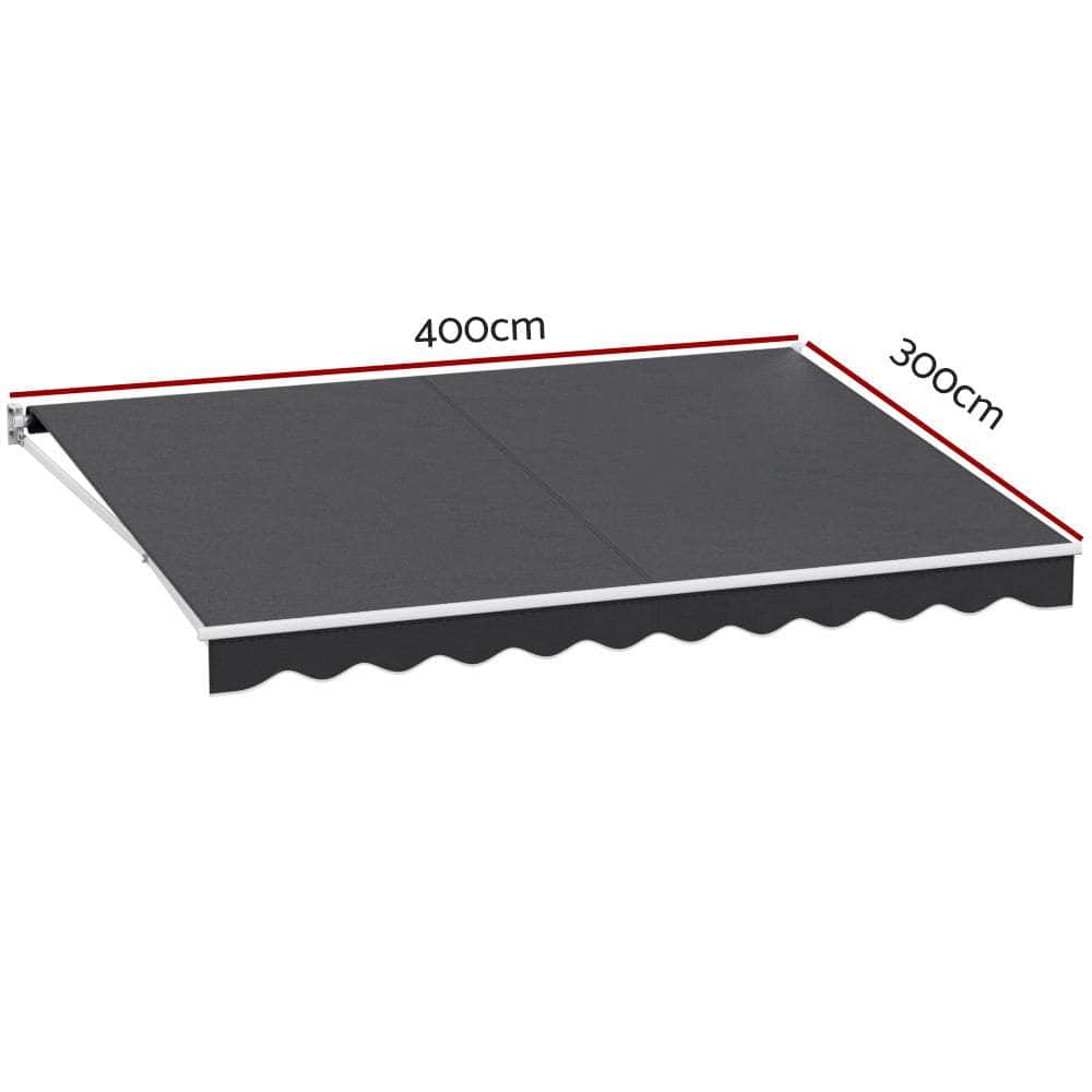Retractable Folding Arm Awning Manual Sunshade