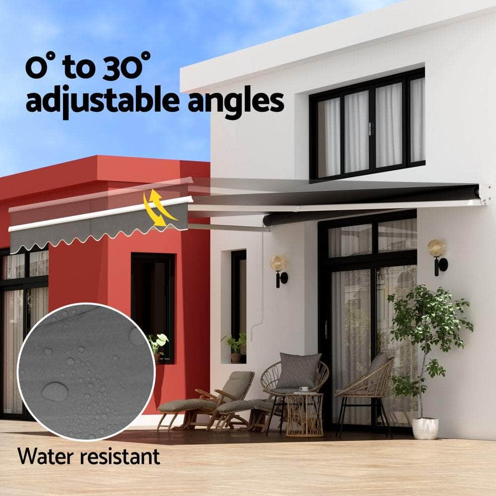 Retractable Folding Arm Awning Manual Sunshade