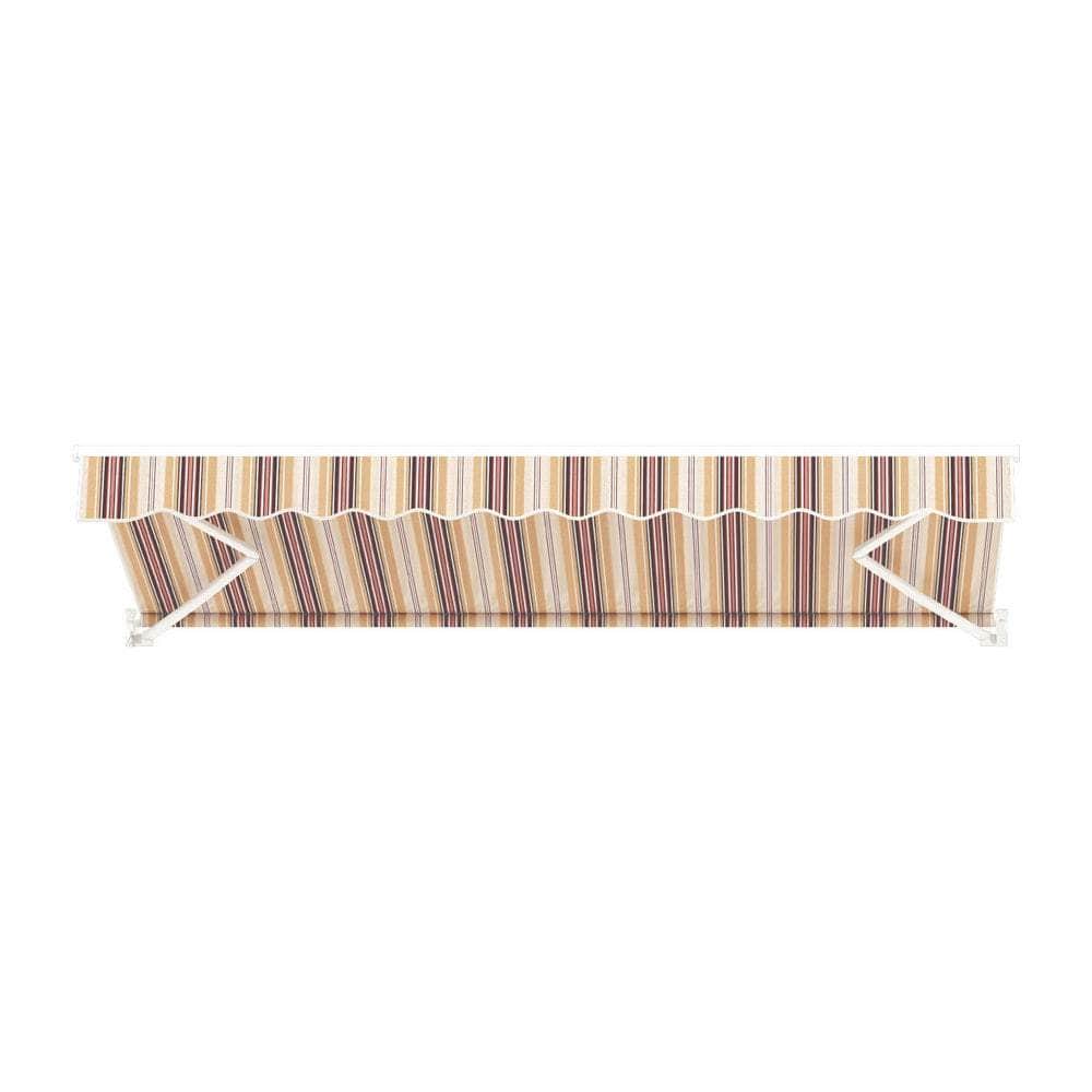 Retractable Folding Arm Awning Manual Sunshade 3Mx2.5M