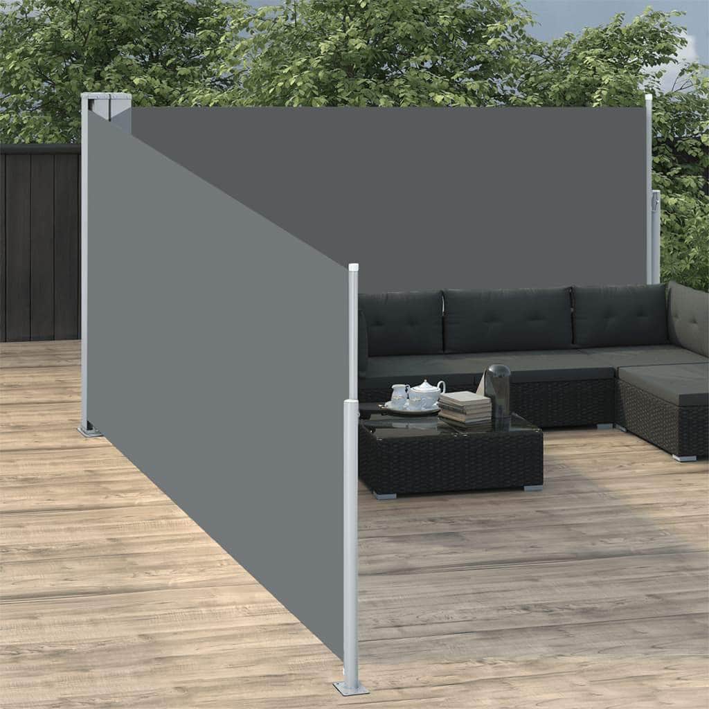 Retractable Side Awning - Anthracite