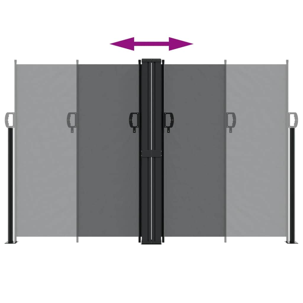 Retractable Side Awning - Black