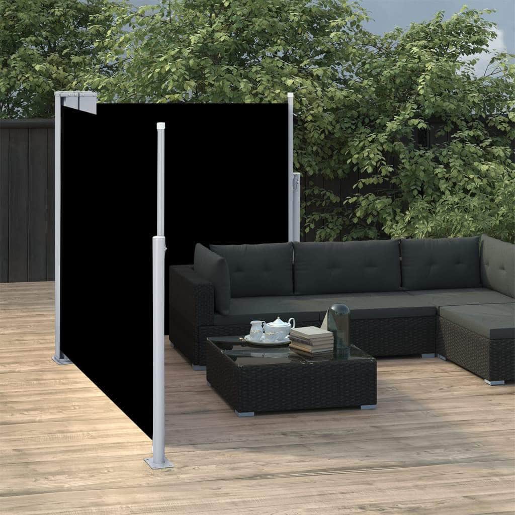 Retractable Side Awning  (Black)
