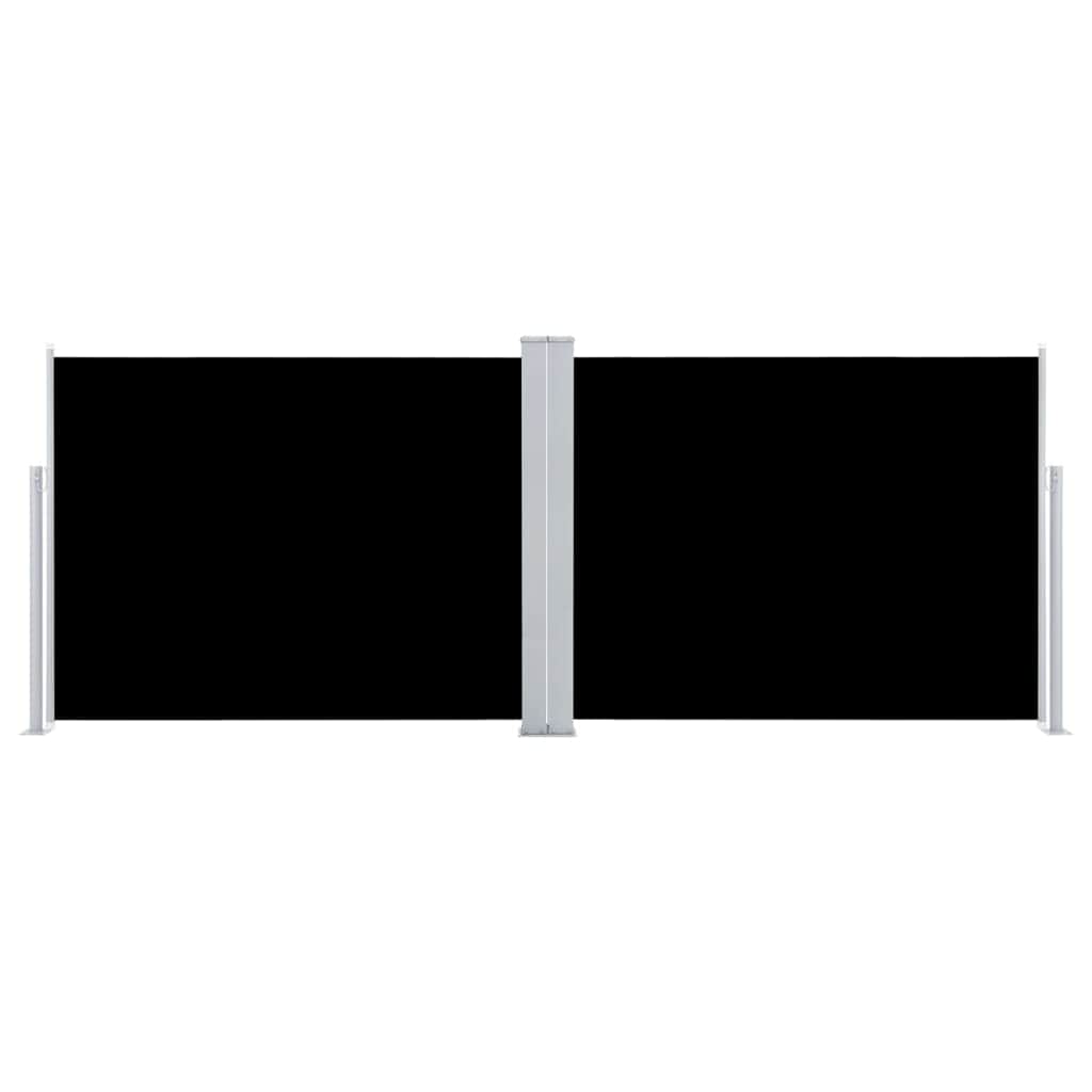 Retractable Side Awning Black