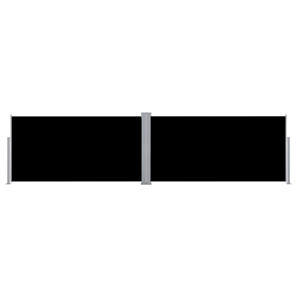 Retractable Side Awning Black - Simple deals