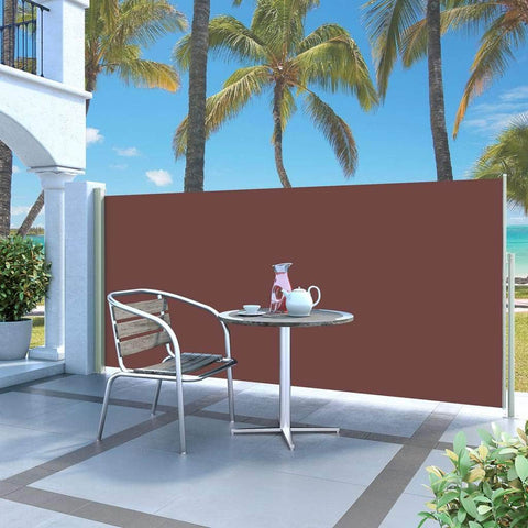 Retractable Side Awning  Brown