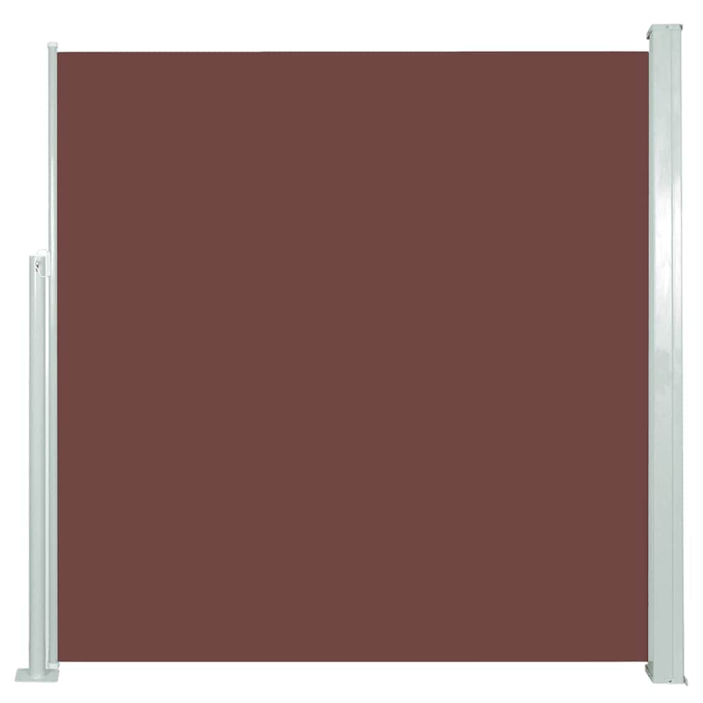 Retractable Side Awning  Brown