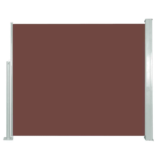 Retractable Side Awning, Brown