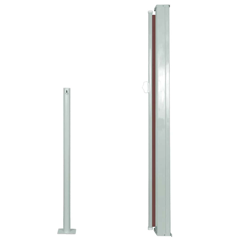 Retractable Side Awning, Brown