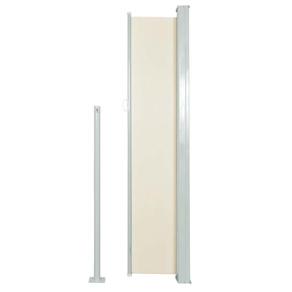 Retractable Side Awning - Cream