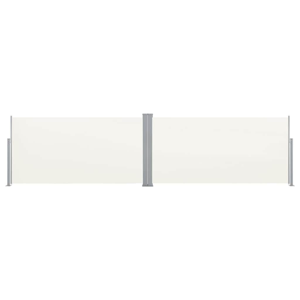 Retractable Side Awning- Cream