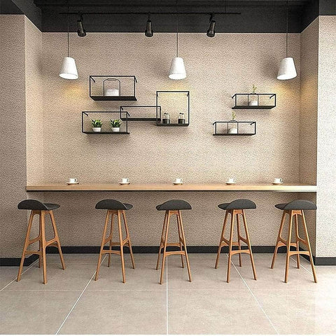 Retro Industrial Floating Shelves: Black Metal Ledge
