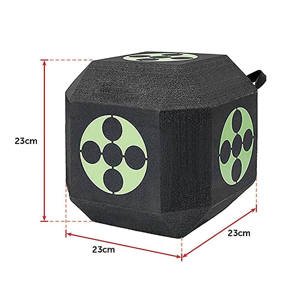 Reusable 18-Sided 3D Archery Dice Target Cube