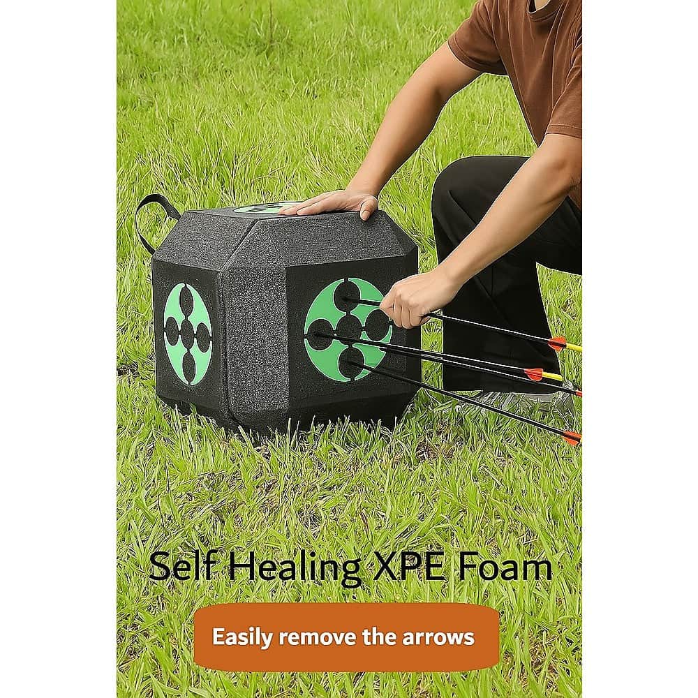 Reusable 18-Sided 3D Archery Dice Target Cube