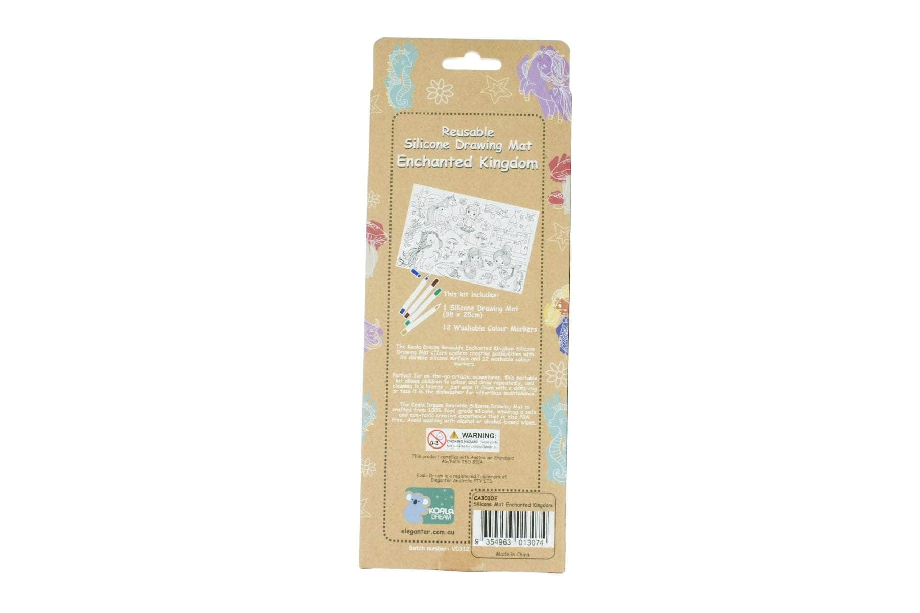 Reusable silicone drawing mat- enchanted kingdom