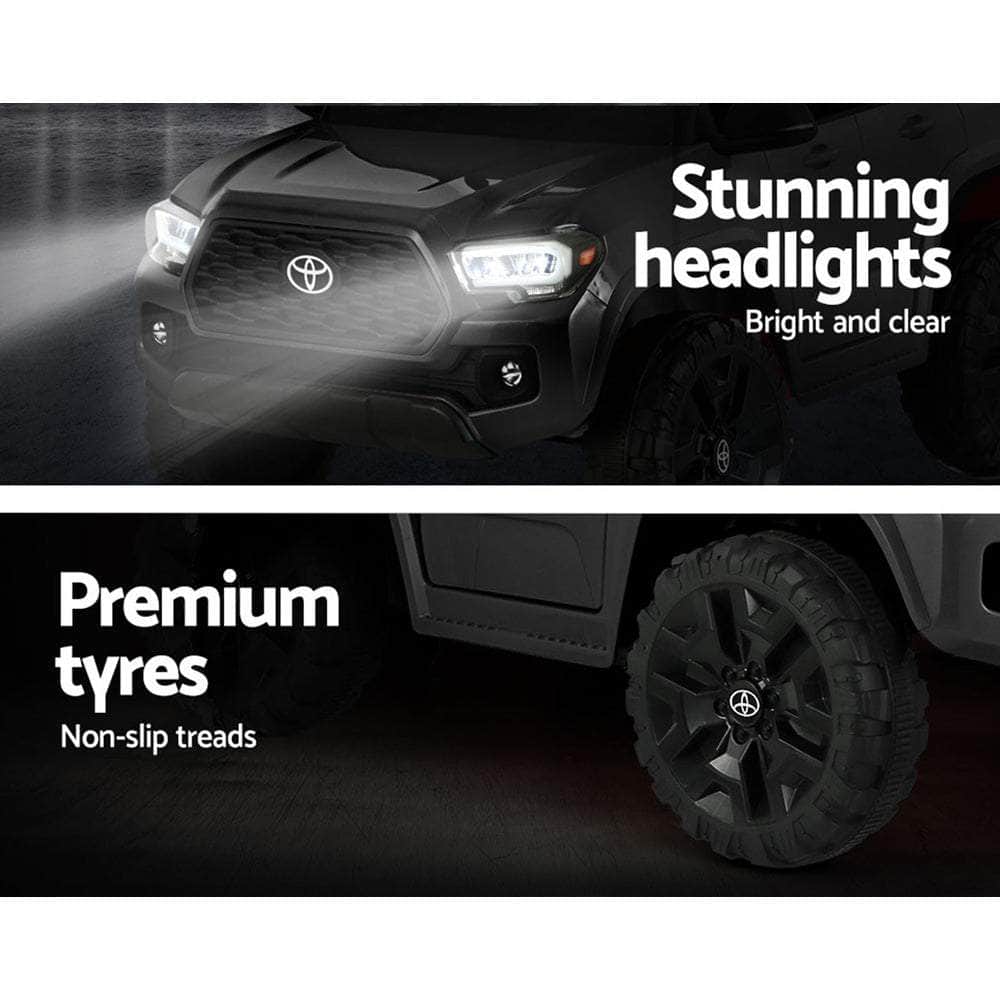 Ride On Car Kids Electric Toy Cars Tacoma Off Road Jeep 12V Battery Black